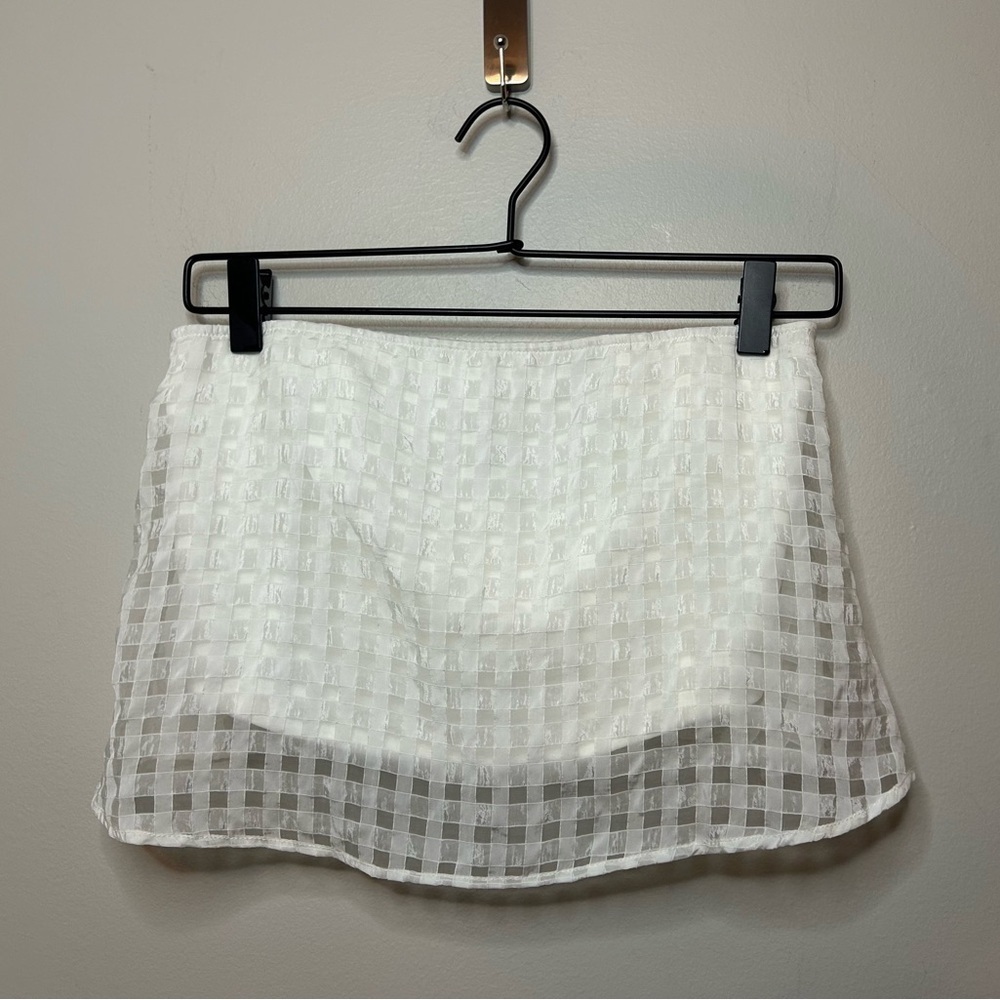 Show Me Your Mumu Window Pane White Checkered Women's Crop Top